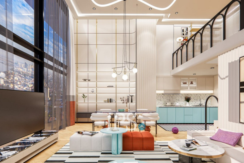 37th Floor 4 Bedroom Duplex Condo For Sale  Time Square 7, Toul Kork, Phnom Penh