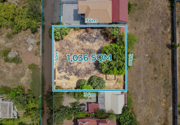 1,036 Sqm Land For Sale - Chreav, Siem Reap thumbnail