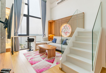 Loft 1 Bedroom Condo For Rent - Morgan Enmaison, Chroy Changvar, Phnom Penh thumbnail