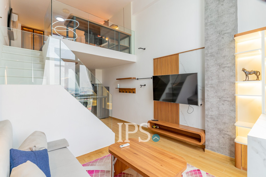 Loft 1 Bedroom Condo For Rent - Morgan Enmaison, Chroy Changvar, Phnom Penh