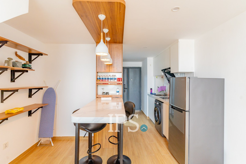 Loft 1 Bedroom Condo For Rent - Morgan Enmaison, Chroy Changvar, Phnom Penh