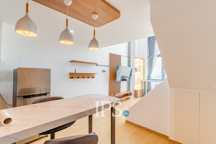 Loft 1 Bedroom Condo For Rent - Morgan Enmaison, Chroy Changvar, Phnom Penh