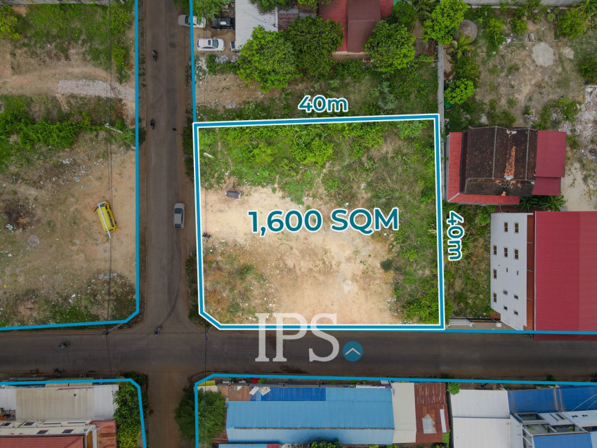 1600 Sqm Commercial Land For Rent - Sala Kamreuk, Siem Reap