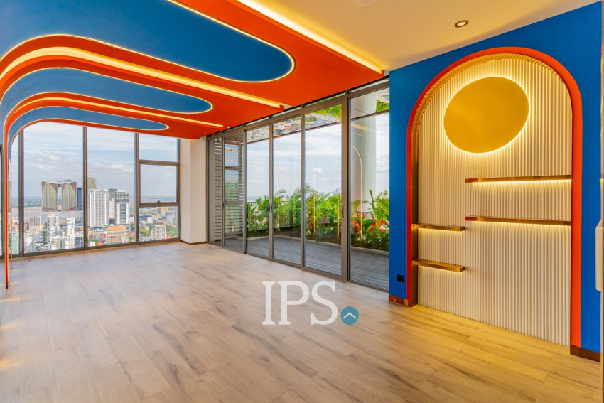 36th Floor 1 Bedroom Condo For Sale - Time Square 5, BKK1, Phnom Penh
