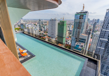 36th Floor 1 Bedroom Condo For Sale - Time Square 5, BKK1, Phnom Penh thumbnail
