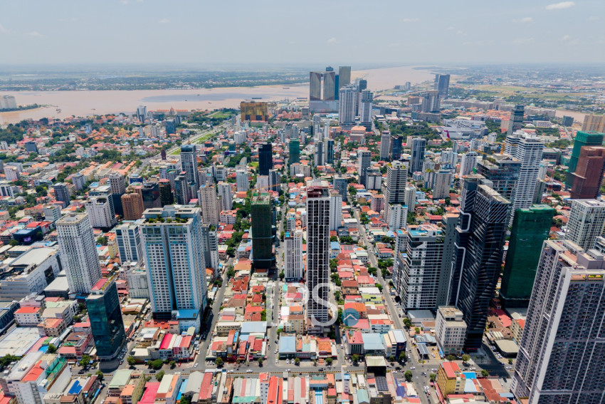 36th Floor 1 Bedroom Condo For Sale - Time Square 5, BKK1, Phnom Penh