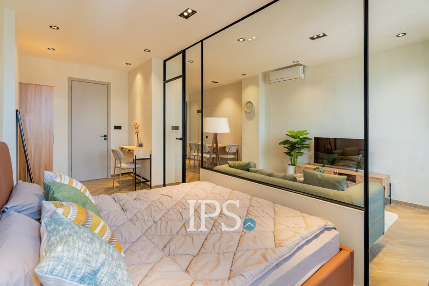 36th Floor 1 Bedroom Condo For Sale - Time Square 5, BKK1, Phnom Penh