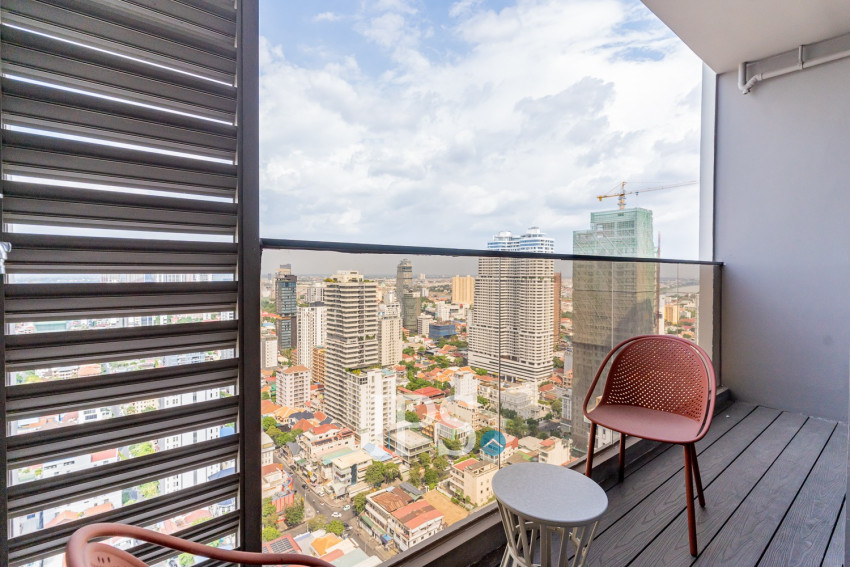 36th Floor 1 Bedroom Condo For Sale - Time Square 5, BKK1, Phnom Penh