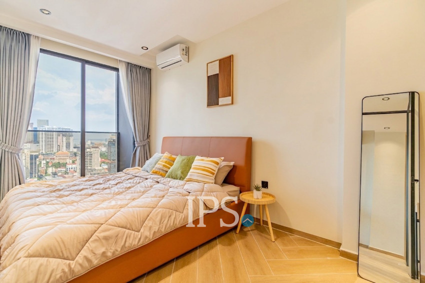 36th Floor 1 Bedroom Condo For Sale - Time Square 5, BKK1, Phnom Penh
