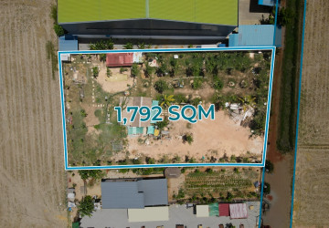 1,792 Sqm Land For Sale - Chreav, Siem Reap thumbnail