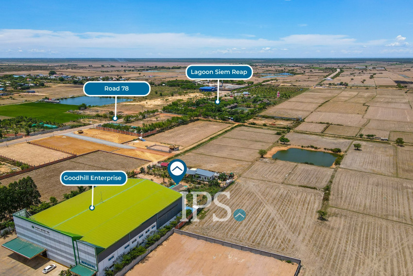 1,792 Sqm Land For Sale - Chreav, Siem Reap