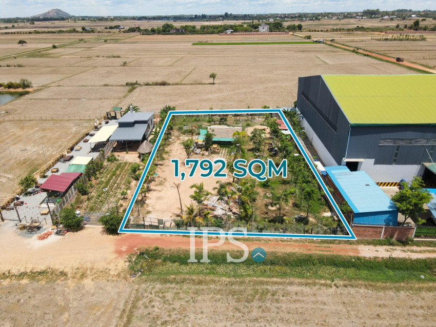 1,792 Sqm Land For Sale - Chreav, Siem Reap