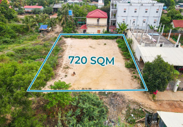 720 Sqm Commercial Land For Rent - Slor Kram, Siem Reap thumbnail