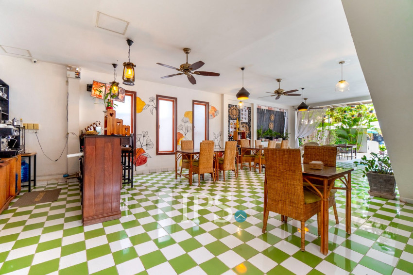 14-Room Boutique Hotel Business For Sale in Svay Dangkum, Siem Reap