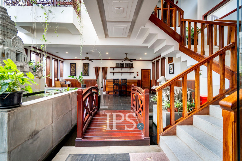 14-Room Boutique Hotel Business For Sale in Svay Dangkum, Siem Reap