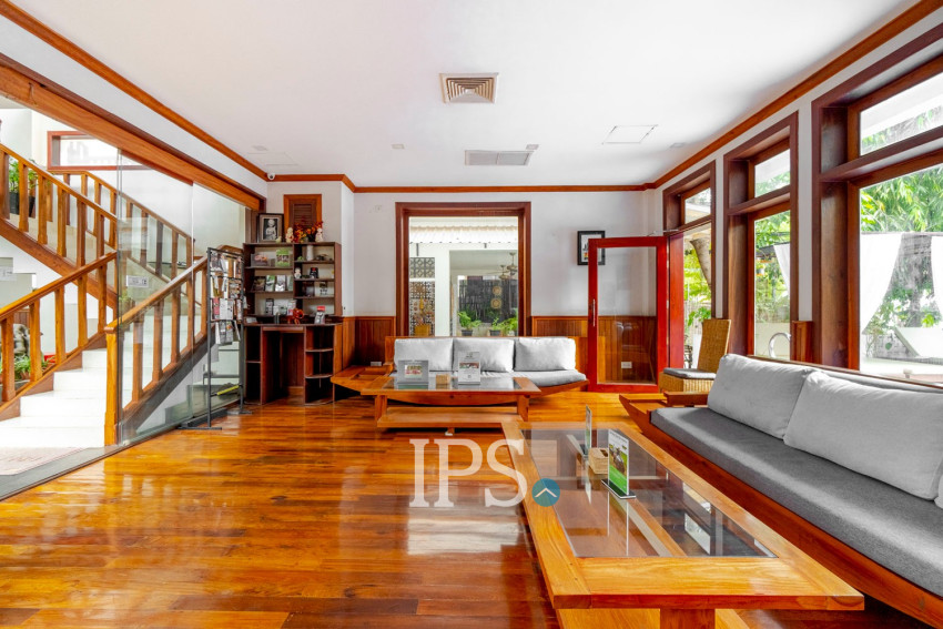 14-Room Boutique Hotel Business For Sale in Svay Dangkum, Siem Reap