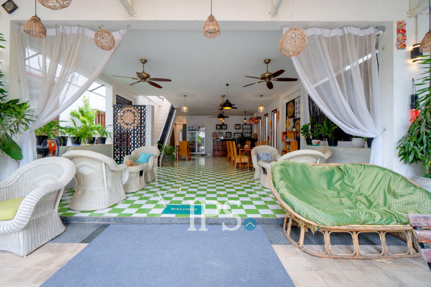 14-Room Boutique Hotel Business For Sale in Svay Dangkum, Siem Reap