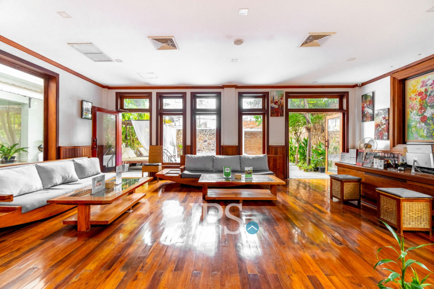 14-Room Boutique Hotel Business For Sale in Svay Dangkum, Siem Reap