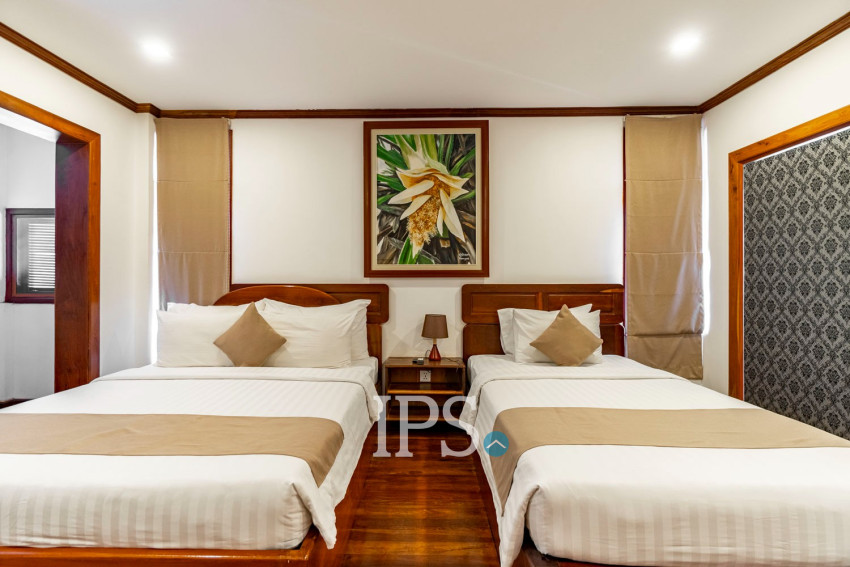 14-Room Boutique Hotel Business For Sale in Svay Dangkum, Siem Reap