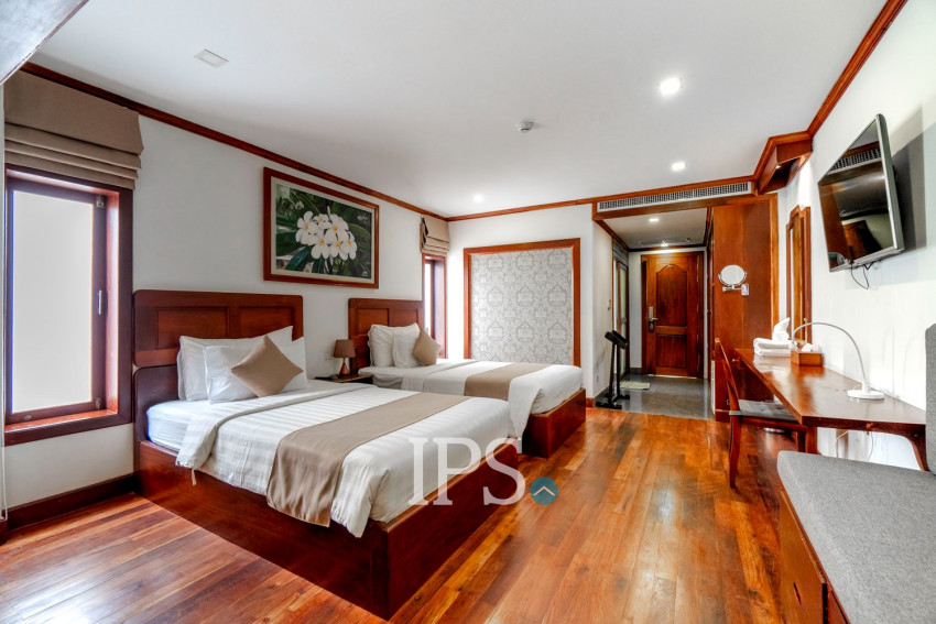 14-Room Boutique Hotel Business For Sale in Svay Dangkum, Siem Reap