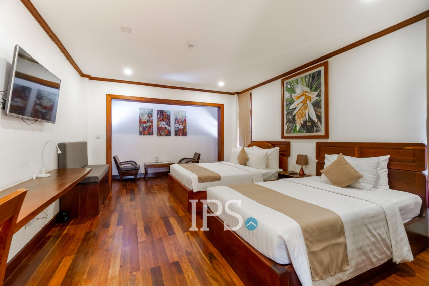 14-Room Boutique Hotel Business For Sale in Svay Dangkum, Siem Reap