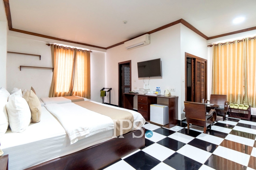 14-Room Boutique Hotel Business For Sale in Svay Dangkum, Siem Reap