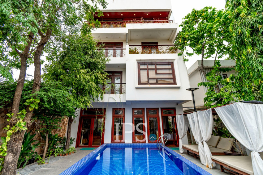 14-Room Boutique Hotel Business For Sale in Svay Dangkum, Siem Reap