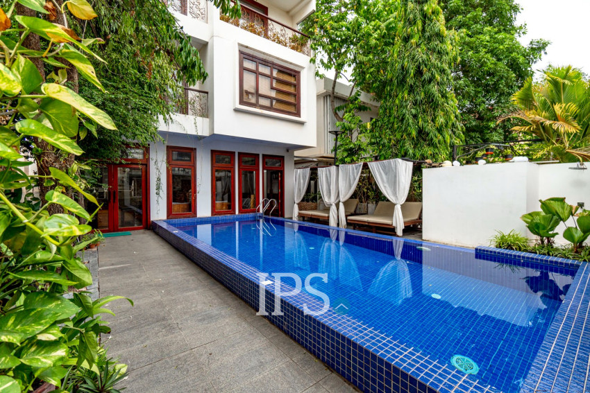 14-Room Boutique Hotel Business For Sale in Svay Dangkum, Siem Reap