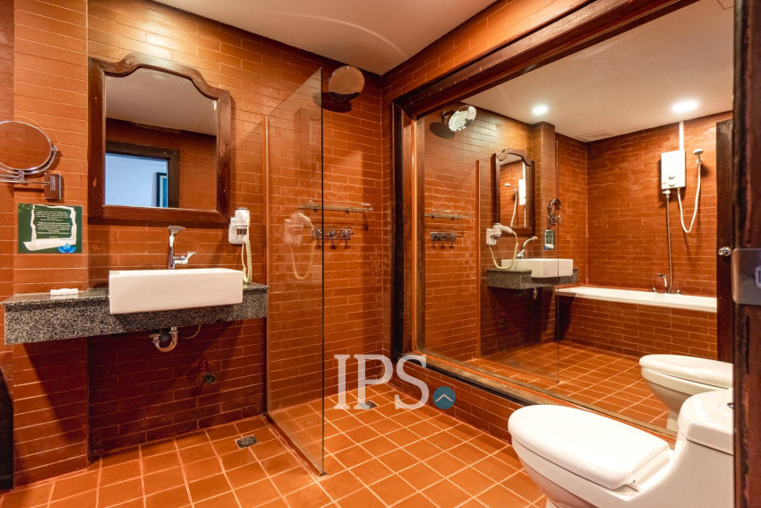 14-Room Boutique Hotel Business For Sale in Svay Dangkum, Siem Reap