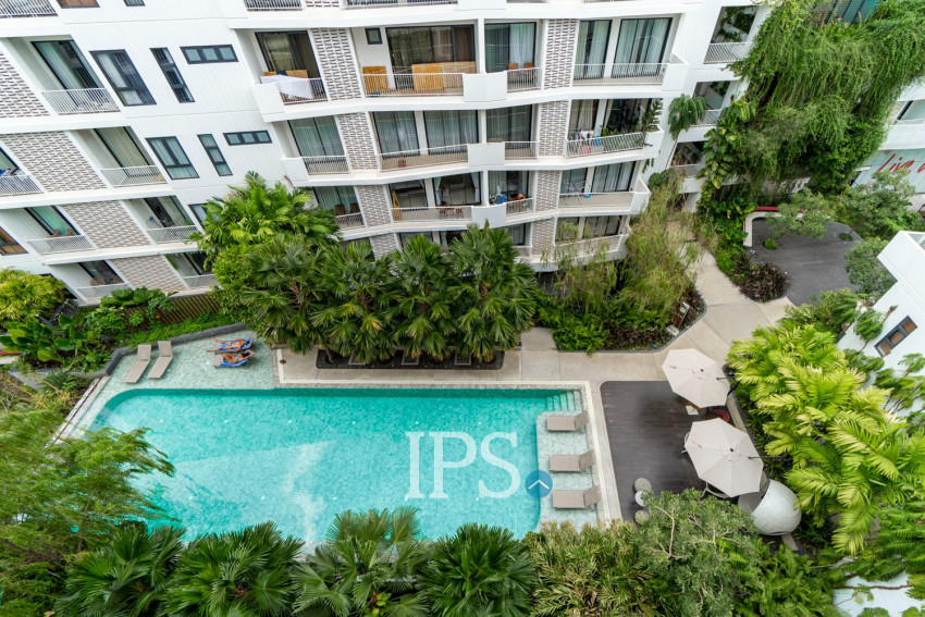 1 Bedroom Condo For Rent - Rose Apple Square, Svay Dangkum, Siem Reap