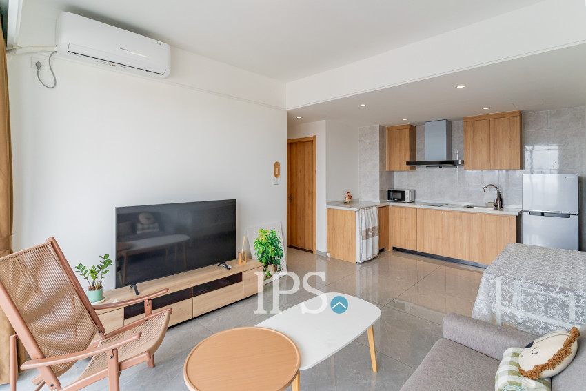 21st Floor 1 Bedroom Condo For Sale - Romduol City Condominium, Teuk Thla, Phnom Penh