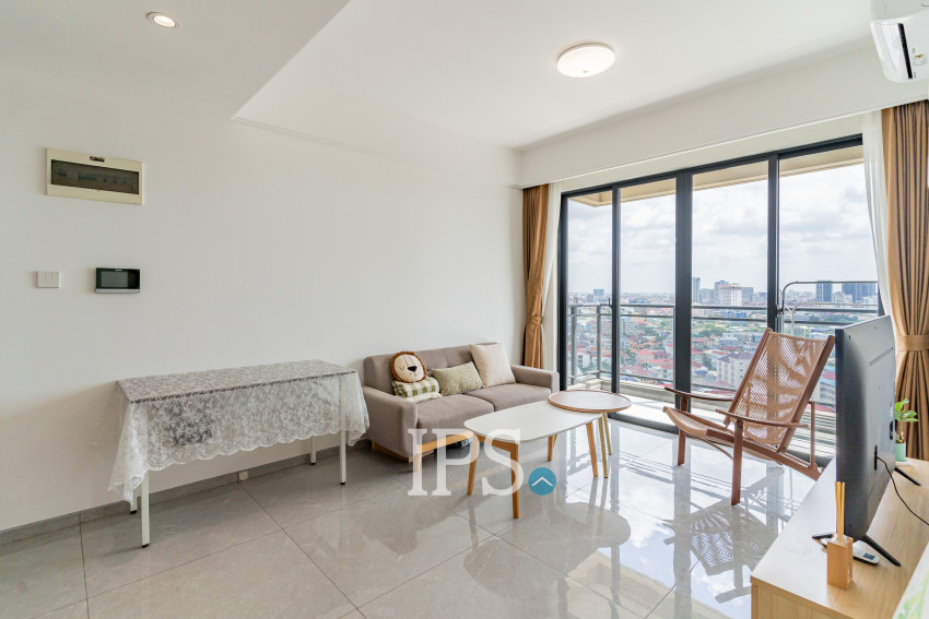 21st Floor 1 Bedroom Condo For Sale - Romduol City Condominium, Teuk Thla, Phnom Penh