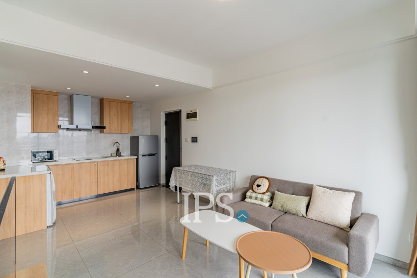 21st Floor 1 Bedroom Condo For Sale - Romduol City Condominium, Teuk Thla, Phnom Penh