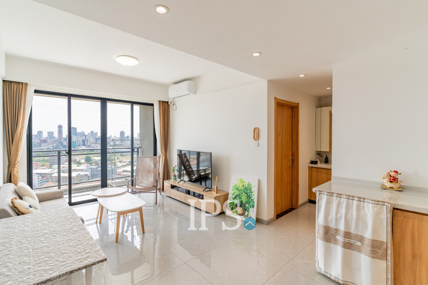 21st Floor 1 Bedroom Condo For Sale - Romduol City Condominium, Teuk Thla, Phnom Penh