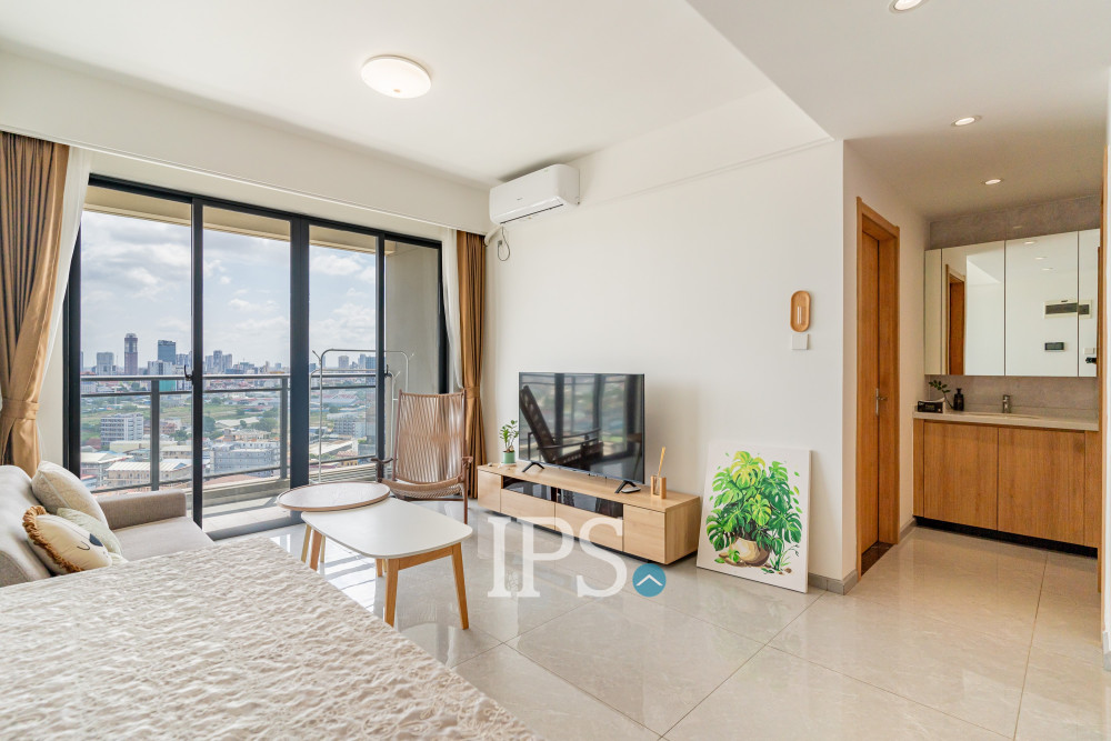 1 Bedroom Condo For Rent - Romduol City Condominium, Teuk Thla, Phnom Penh - Image 2