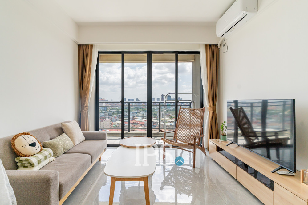 1 Bedroom Condo For Rent - Romduol City Condominium, Teuk Thla, Phnom Penh
