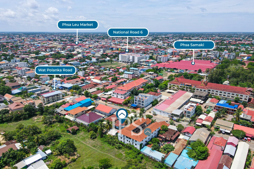 665 Sqm Commercial Land For Sale - Slor Kram, Siem Reap