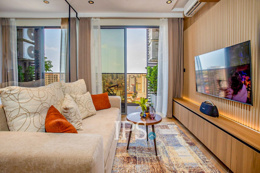 1 Bedroom Condo For Rent - Time Square 5, BKK1, Phnom Penh