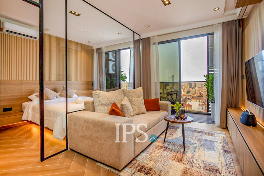 1 Bedroom Condo For Rent - Time Square 5, BKK1, Phnom Penh