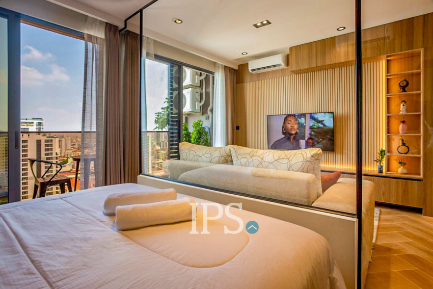 1 Bedroom Condo For Rent - Time Square 5, BKK1, Phnom Penh