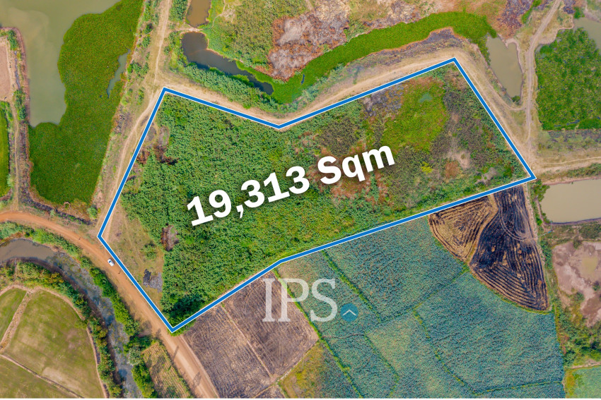 19313 Sqm Land For Sale - Prek Kmeng, Arey Ksat, Kandal