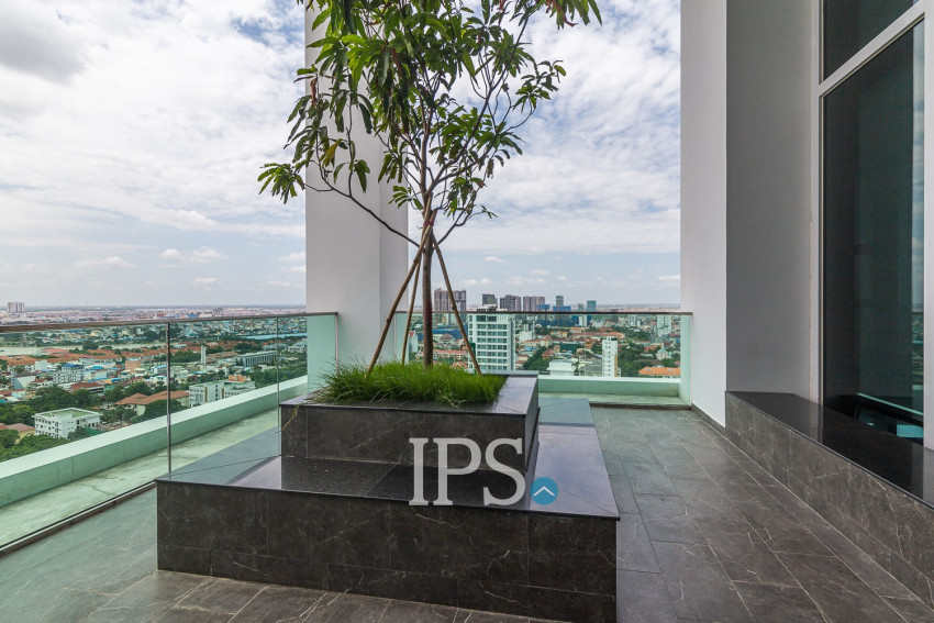 12nd Floor 2 Bedroom Condo For Rent - J Tower 2, BKK1, Phnom Penh
