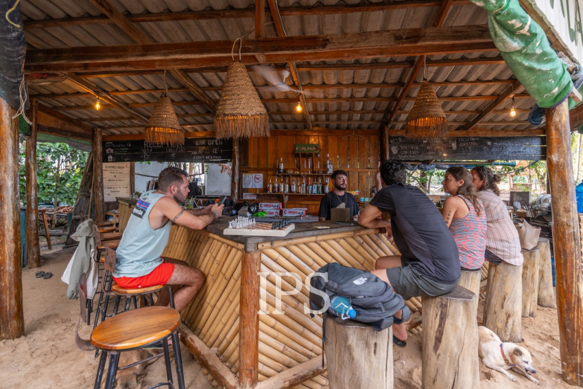 Beachfront Bungalows Bar For Sale MPai Bay, Koh Rong Sanloem, Sihanoukville