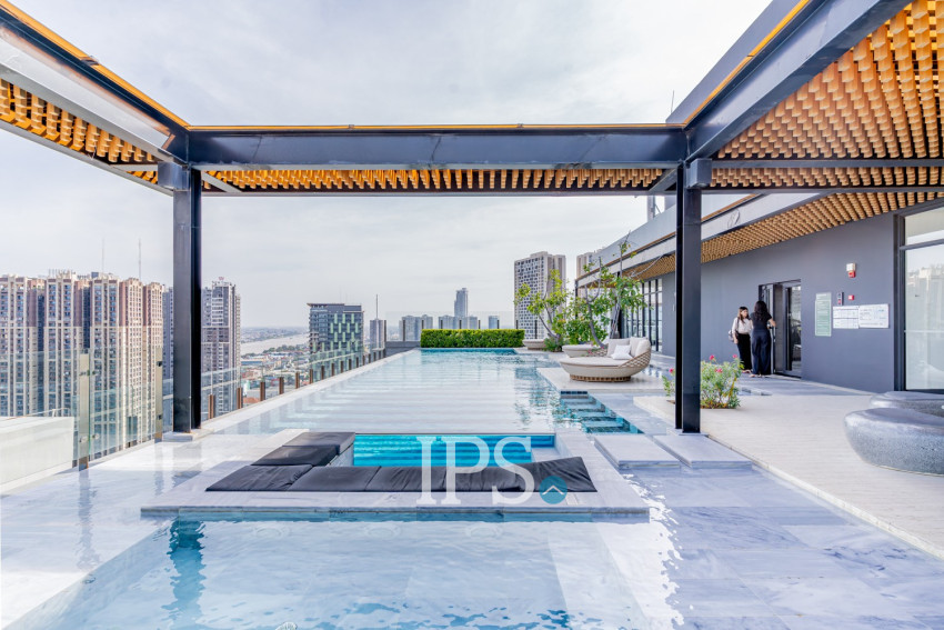 1 Bedroom Condo For Rent - Skylar, Tonle Bassac, Phnom Penh