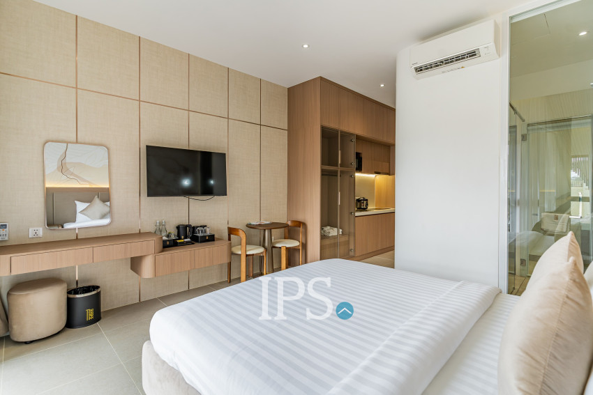 26 Sqm Studio Serviced Apartment For Rent - Beoung Trabek, Phnom Penh