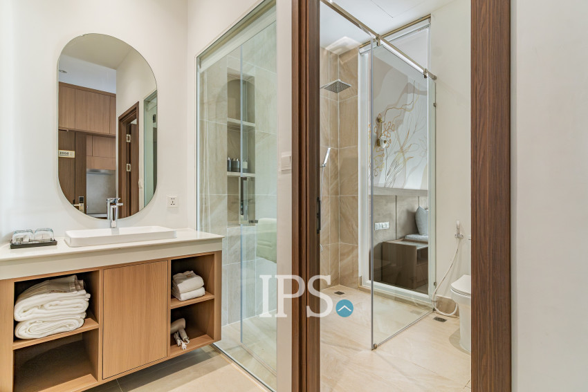 26 Sqm Studio Serviced Apartment For Rent - Beoung Trabek, Phnom Penh