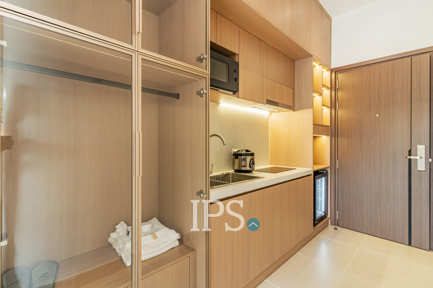 26 Sqm Studio Serviced Apartment For Rent - Beoung Trabek, Phnom Penh