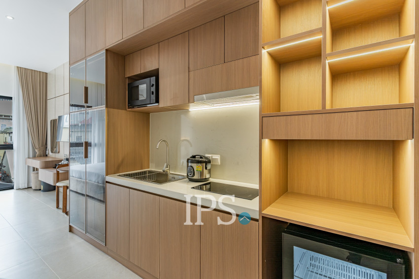 26 Sqm Studio Serviced Apartment For Rent - Beoung Trabek, Phnom Penh
