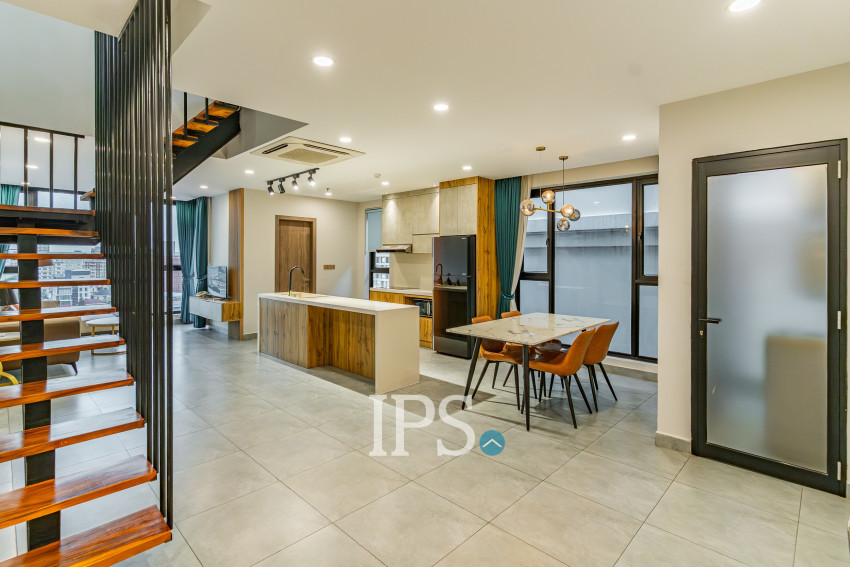 Duplex 2 Bedroom Serviced Apartment For Rent - Boeung Kak 1, Phnom Penh