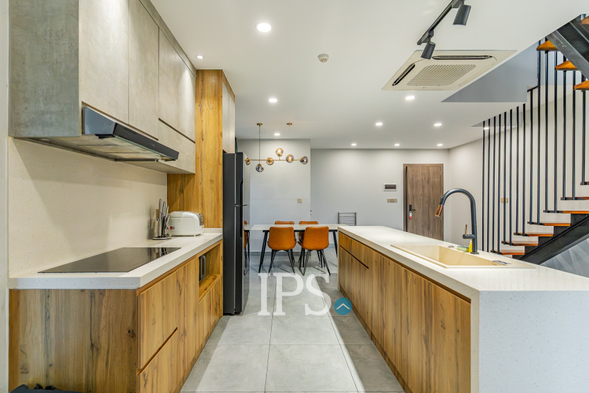 Duplex 2 Bedroom Serviced Apartment For Rent - Boeung Kak 1, Phnom Penh